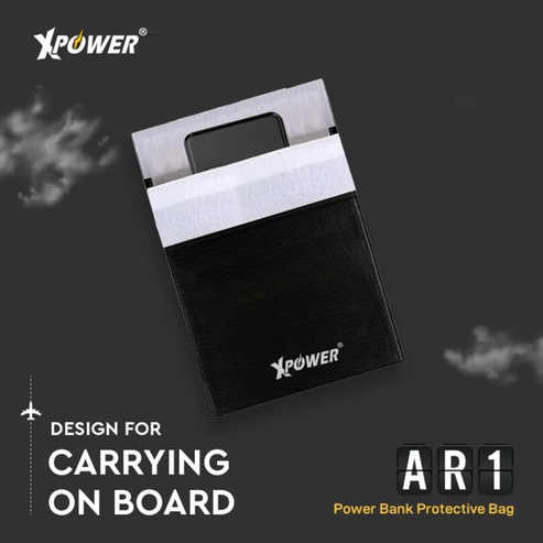 XPower AR1 Power Bank Protective Bag - Square / Black