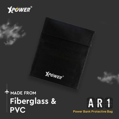 XPower AR1 Power Bank Protective Bag - Square / Black