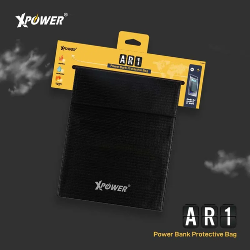 XPower AR1 Power Bank Protective Bag - Square / Black