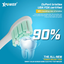 XPower Y20S Smart Color Screen Sonic Electric Toothbrush - White