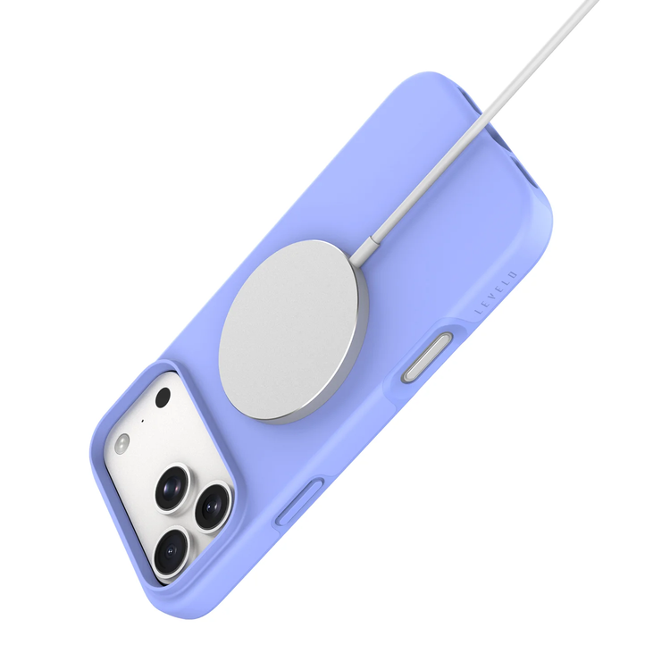 Levelo Dale MagSafe TPU+PC Solid Case For Apple iPhone 18 Pro - Light Blue