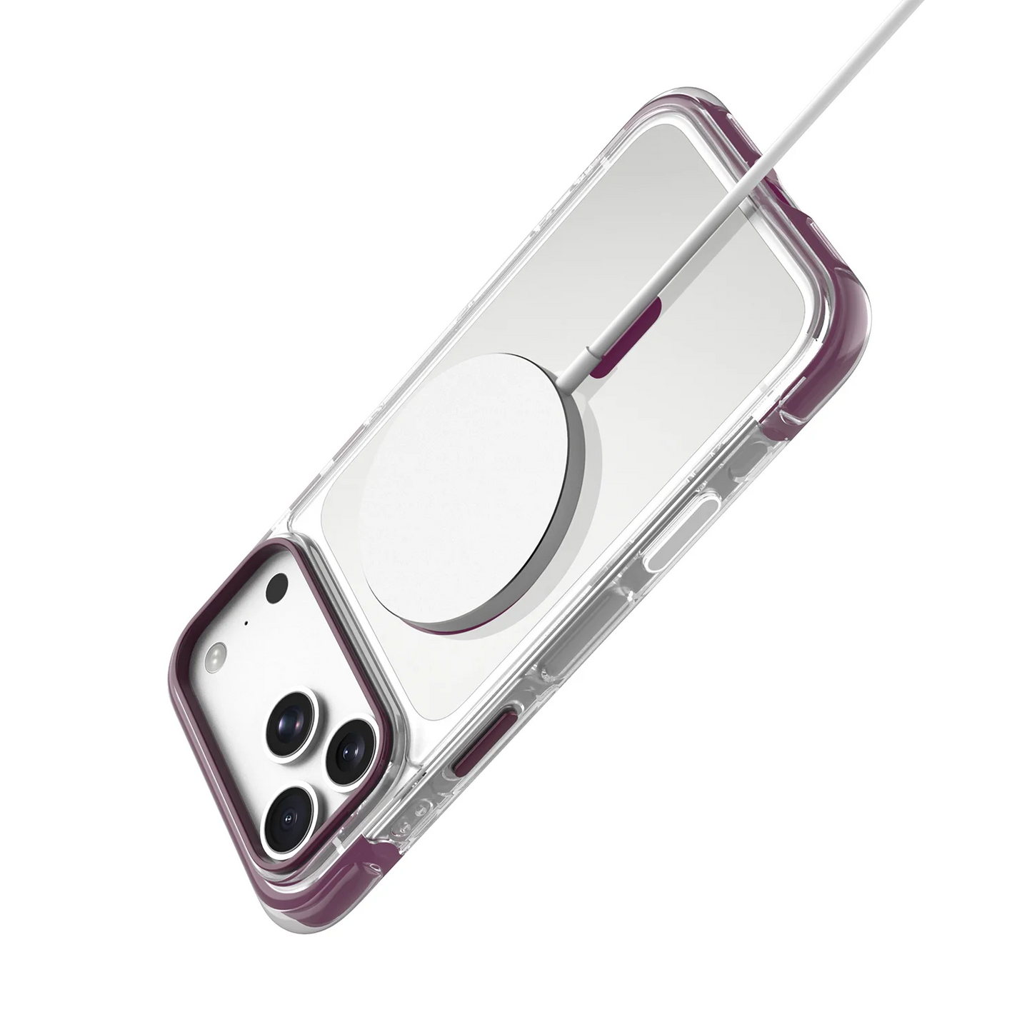 Levelo Tucson MagSafe Case For Apple iPhone 18 Pro - Burgundy