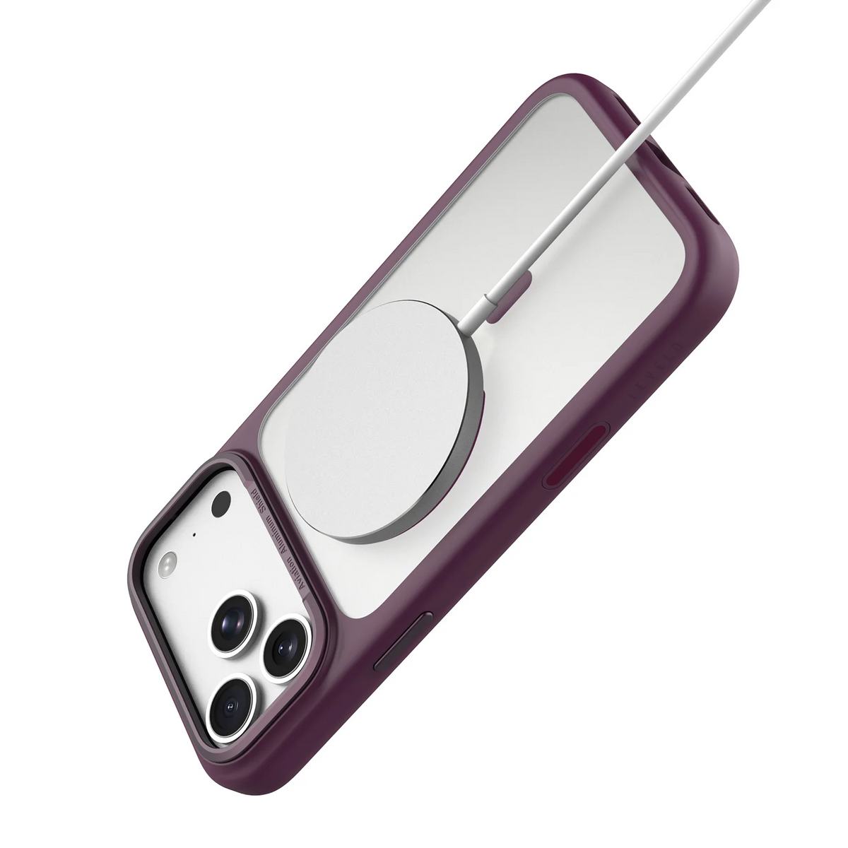 Levelo TAPA MagSafe Case For Apple iPhone 18 Pro Max - Burgundy