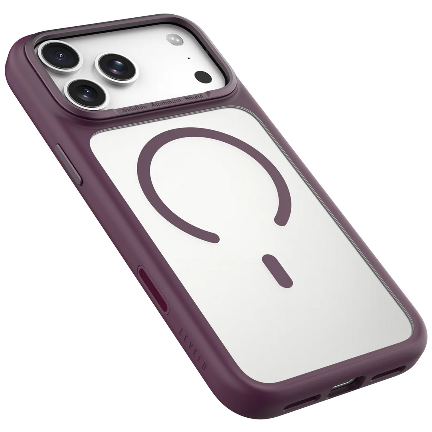 Levelo TAPA MagSafe Case For Apple iPhone 18 Pro Max - Burgundy