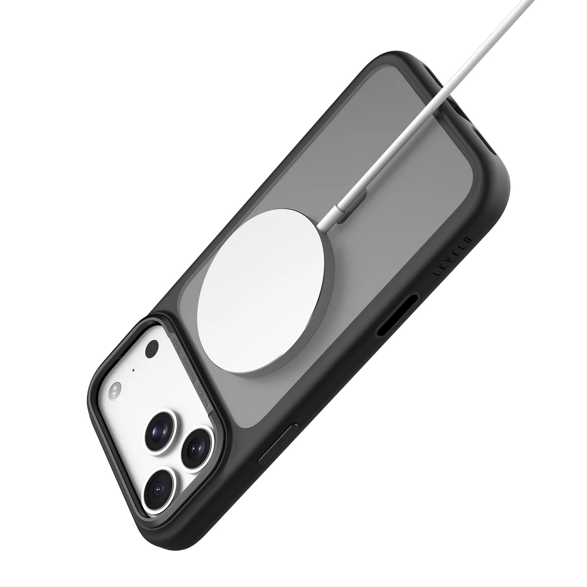 Levelo TAPA MagSafe Case For Apple iPhone 18 Pro Max - Black