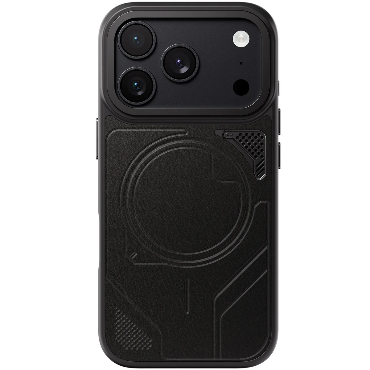 Levelo OPAL MagSafe Hybrid Armor Case For Apple iPhone 18 Pro - Black