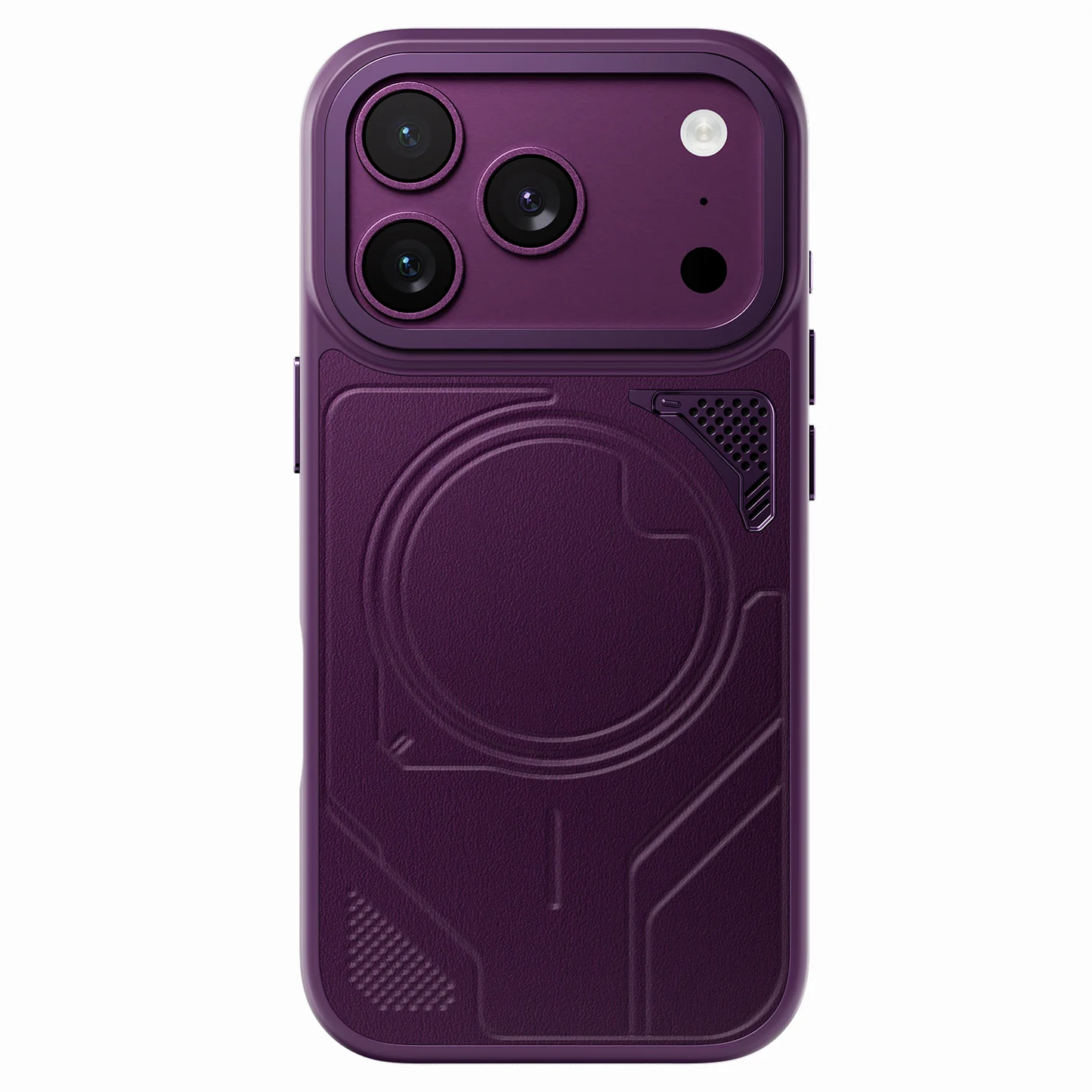 Levelo OPAL MagSafe Hybrid Armor Case For Apple iPhone 18 Pro - Burgundy