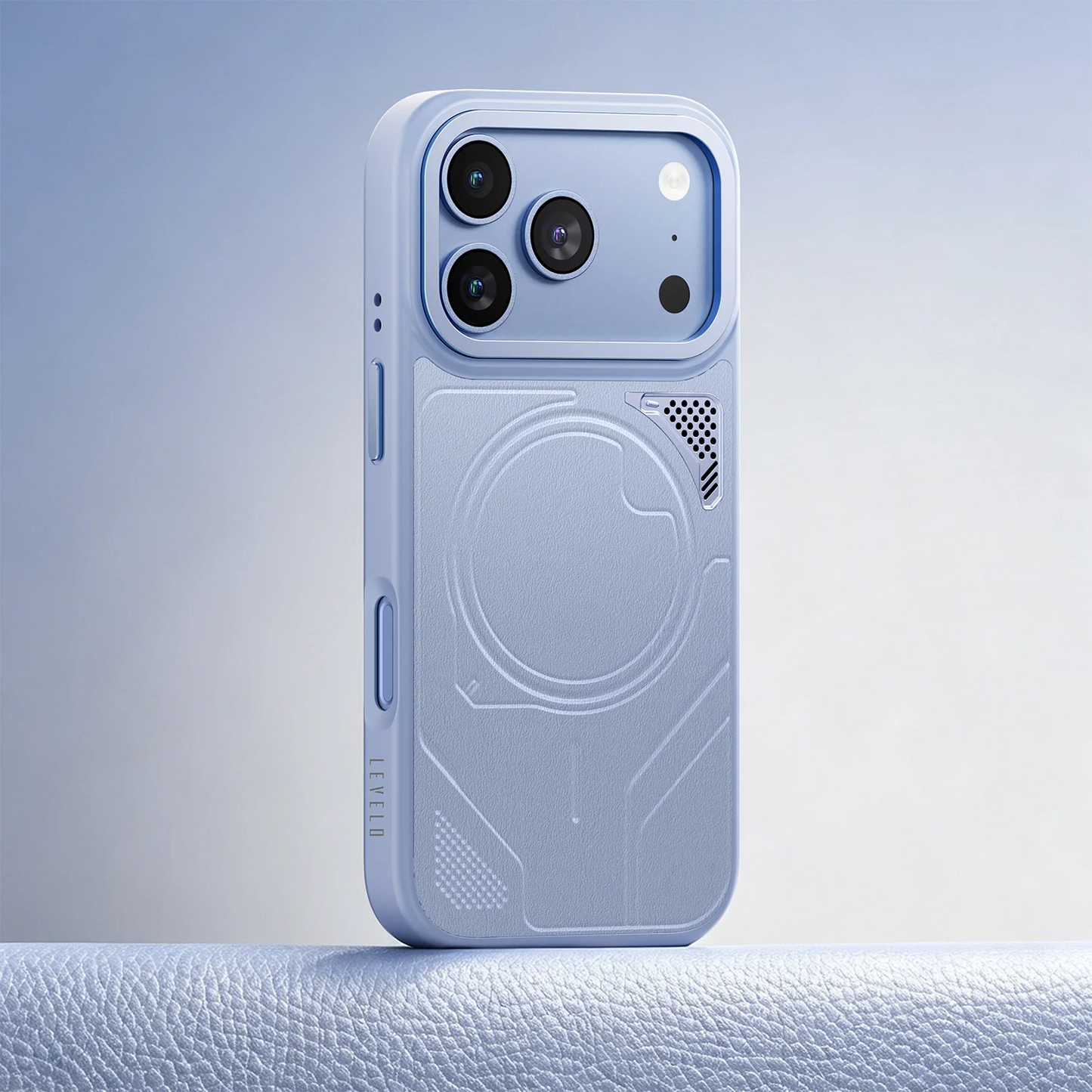 Levelo OPAL MagSafe Hybrid Armor Case For Apple iPhone 18 Pro Max - Light Blue