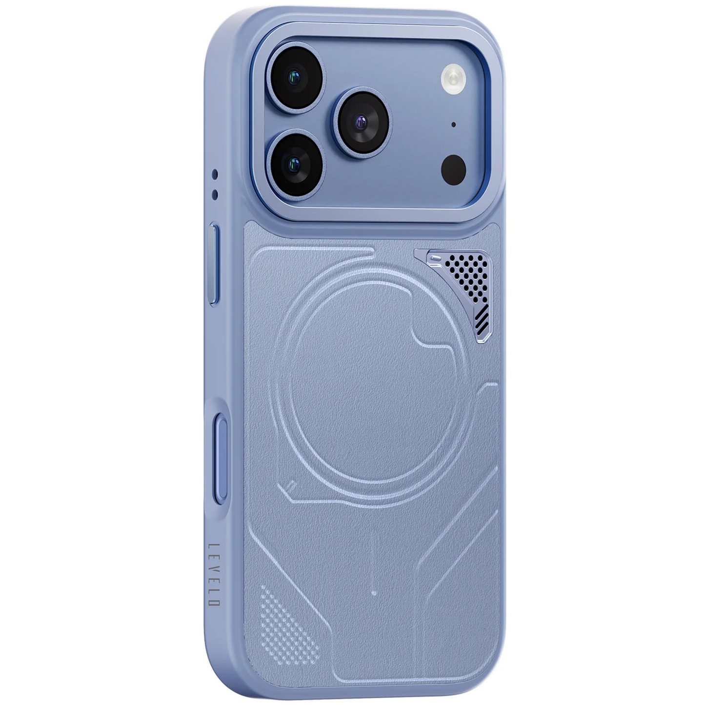 Levelo OPAL MagSafe Hybrid Armor Case For Apple iPhone 18 Pro Max - Light Blue
