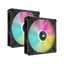 CORSAIR iCUE ML140 RGB ELITE Premium PWM Magnetic Levitation Fan Dual Fan Kit With iCUE Lighting Node Core - 140mm / Black