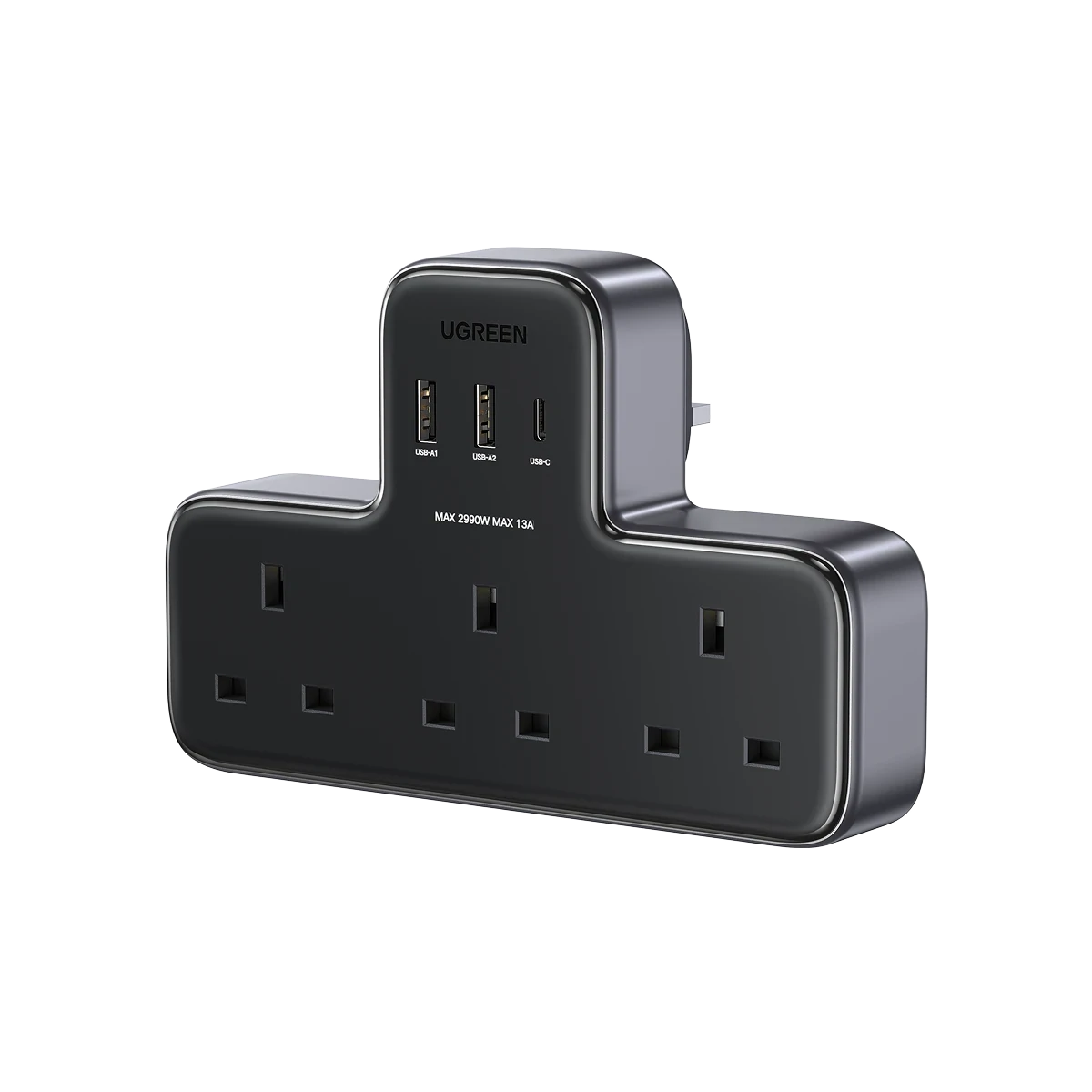 UGREEN  Outlet Extender - 30W / Black