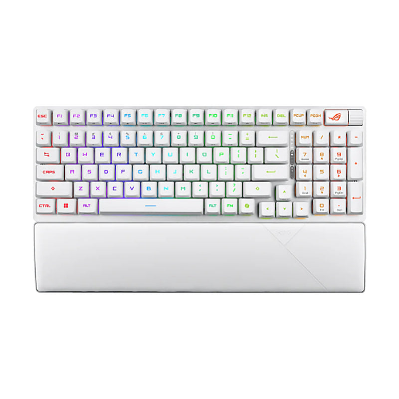 ASUS X902 SCOPE II 96 RX Wireless ABS Keycaps Gaming Keyboard Arabic - White
