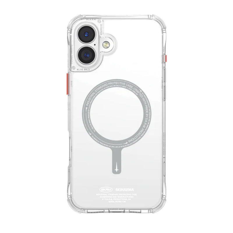 SKINARMA SAIDO Mag-Charge - iPhone 16 / Clear Accessories > Mobiles & Tablets > Mobiles > Covers & Cases