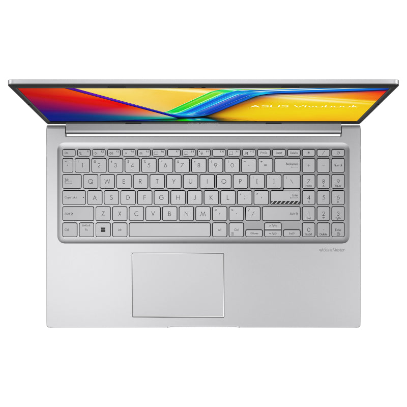 ASUS Vivobook 15 X1504VA - 15.6" FHD / Core 7 150U / 8GB / 512GB (NVMe M.2 SSD) / DOS (Without OS) / 1YW / Silver - Laptop