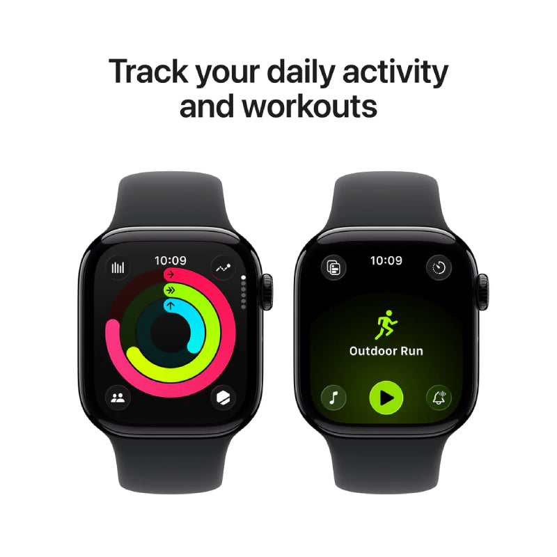Apple Watch Series 11 - LTPO OLED / 64GB / 46mm / Bluetooth / Wi-Fi + Cellular / Small/Medium / Jet Black Aluminum Case