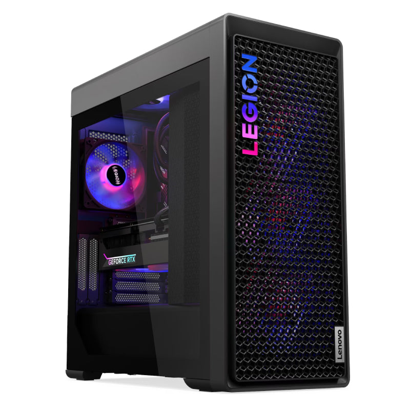 Lenovo Legion Tower - Ultra 9 285K / 128GB / 4TB (NVMe M.2 SSD) / RTX 5080 16GB GDDR7 / AI Boost, up to 13 TOPS / Win 11 Home / 1200W / 1YW / Eng/Arb / Storm Grey - Desktop