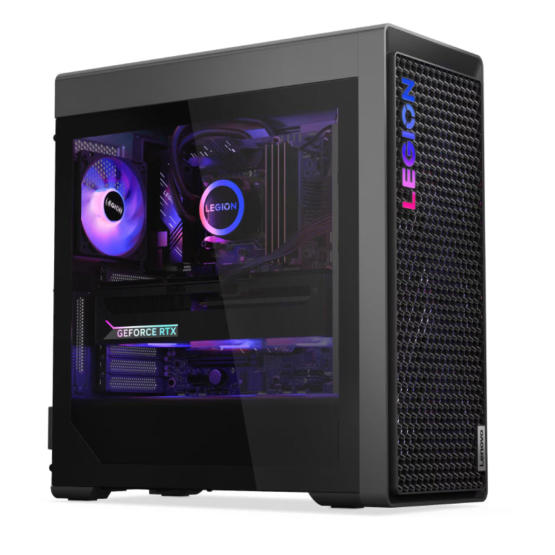 Lenovo Legion Tower - Ultra 9 285K / 128GB / 4TB (NVMe M.2 SSD) / RTX 5080 16GB GDDR7 / AI Boost, up to 13 TOPS / Win 11 Home / 1200W / 1YW / Eng/Arb / Storm Grey - Desktop