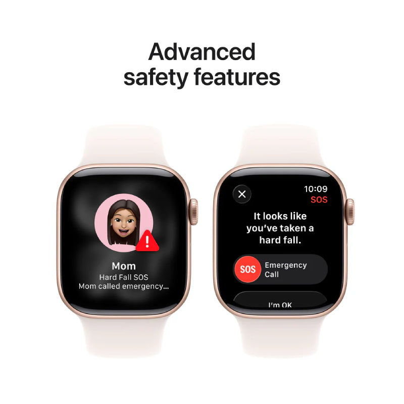 Apple Watch Series 11 - LTPO OLED / 64GB / 42mm / Bluetooth / Wi-Fi / Small/Medium / Rose Gold Aluminum Case with Light