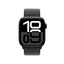 Apple Watch Series 10 with Sport Loop - LTPO OLED / 64GB / 46mm / Bluetooth / Wi-Fi / Cellular / Jet Black Smart Watches