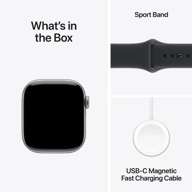 Apple Watch Series 11 - LTPO OLED / 64GB / 46mm / Bluetooth / Wi-Fi / Small/Medium / Space Grey Aluminum Case With