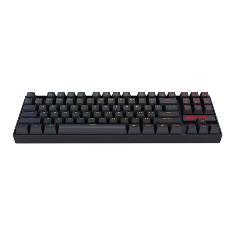 Redragon KUMARA K552 - TKL Wired Mechanical Keyboard RGB Black (Blue Switch) - Wired / 87 Keys / Black