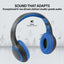 PROMATE LaBoca Deep Bass Over-Ear Wireless Headphones - Bluetooth / 200mAh / Blue
