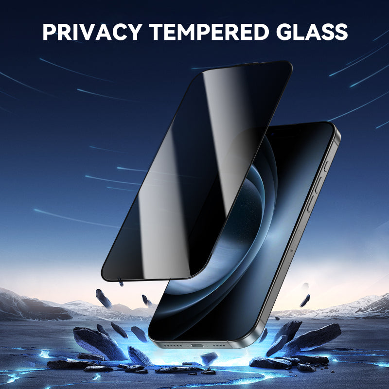 OTAO Rock Glass Anti-Privacy (Full Cover) Screen Protector for iPhone 17 Pro Max