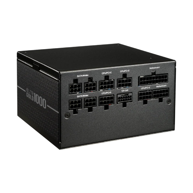 COOLER MASTER Elite Gold 1000W 80 PLUS GOLD Fully Modular ATX 3.1 Power Supply - Black