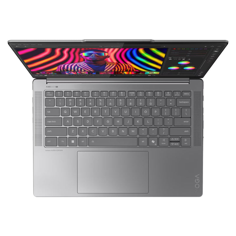 Lenovo Yoga Pro 7 Gen 10 - 14.5" 3K OLED Touch / Ultra 9 285H / 32GB / 1TB (NVMe M.2 SSD) / Arc 140T GPU / Win 11 Home / Arb/Eng / 2YW / Lenovo TWS YOGA PC Edition / Luna Grey - Laptop