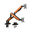 SADES Apep SA-MS02 Dual Monitor Mount Arm (Max Screen size 32"/9KG Per ARM) - Orange