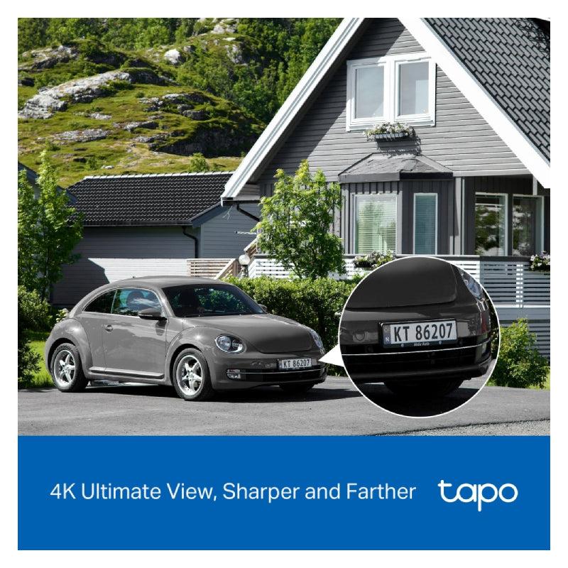 TP-Link Tapo C660 KIT Solar-Powered Pan/Tilt Security Camera Kit - 4K 8MP / Up to 15fps / Two-Way / AI Detection / Night Vision