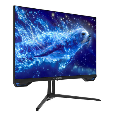 شاشة ألعاب سادس SL-Sealion-27 PLUS SA-F05F27B، مقاس 27 بوصة، FHD / زمن استجابة 1 مللي ثانية / تردد تحديث 180 هرتز / HDMI 2.1 / ديسبلاي بورت 1.4 / باللون الأسود