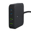 GOUI GaN 100W Desktop Charger - 100W / USB-A/USB-C / Black
