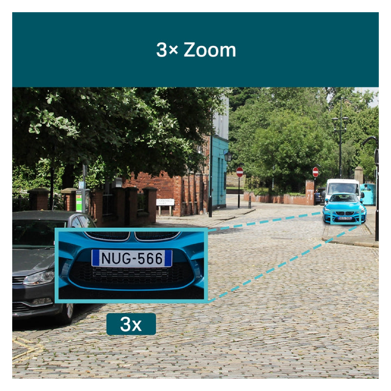 TP-Link VIGI C540V VIGI 4MP Outdoor Full-Color Dual-Lens Varifocal Pan Tilt Network Camera - 4MP / Up to 25fps / Two-Way