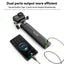 TELESIN Rechargeable Selfie Stick for Action Cameras - 10000mAh / USB-C / Black