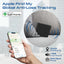 PROMATE Anti-Loss Slim Leather Wallet with RFID Protection & Smart Tracking - Black