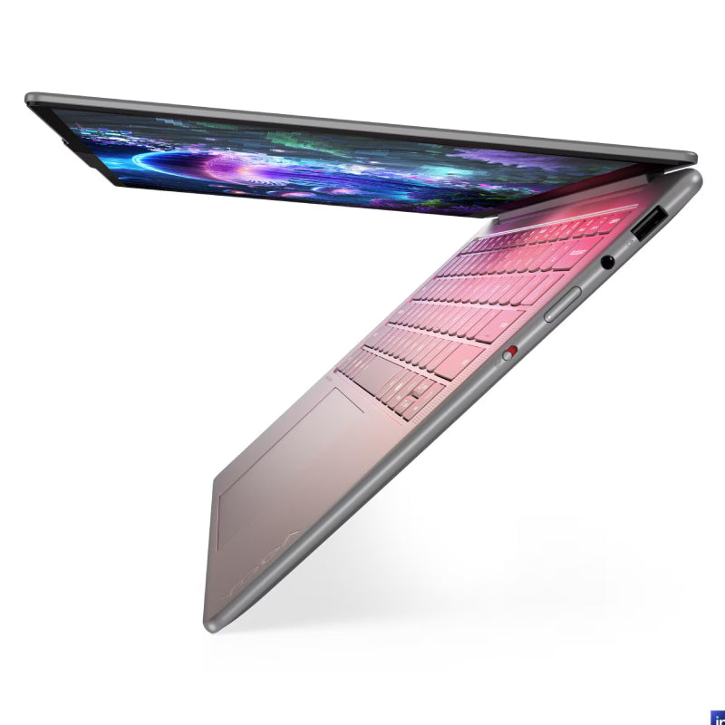 Lenovo Yoga Slim 7 Gen 10 Copilot+ PC - 14" WUXGA OLED / Ultra 7 256V / 16GB / 1TB (NVMe M.2 SSD) / Intel® Arc™ Graphics 140V / AI Boost, Up to 47 TOPS / Win 11 Home / 1YW / Arabic/English / Luna Grey - Laptop