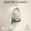 PROMATE AirClip-Pro Open Ear TWS Earbuds - Bluetooth / 500mAh / Black