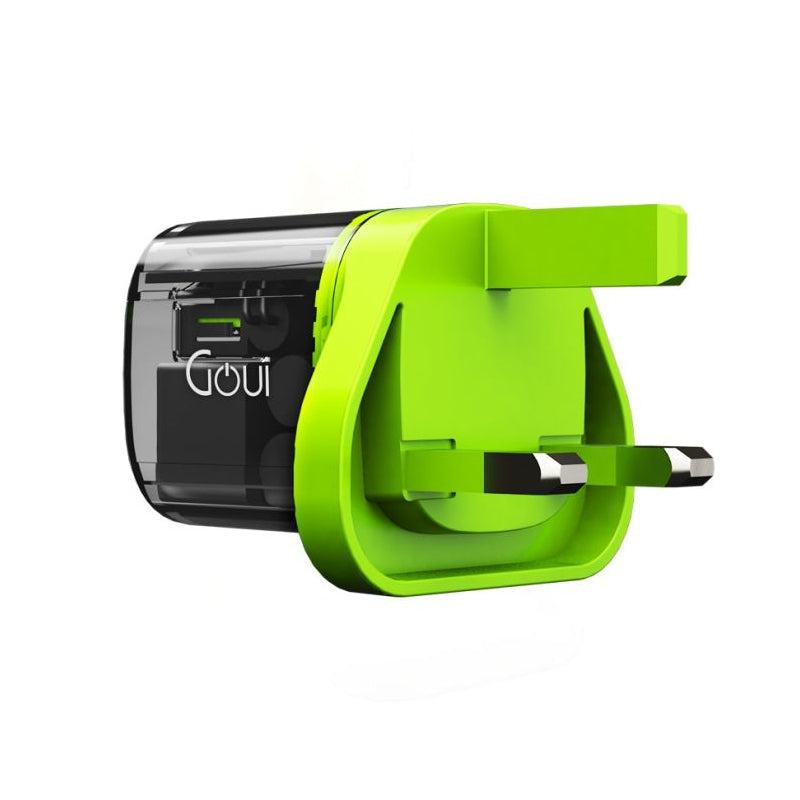 GOUI Mini30 PD Ultra Wall Charger - 30W / USB-A/USB-C / Transparent