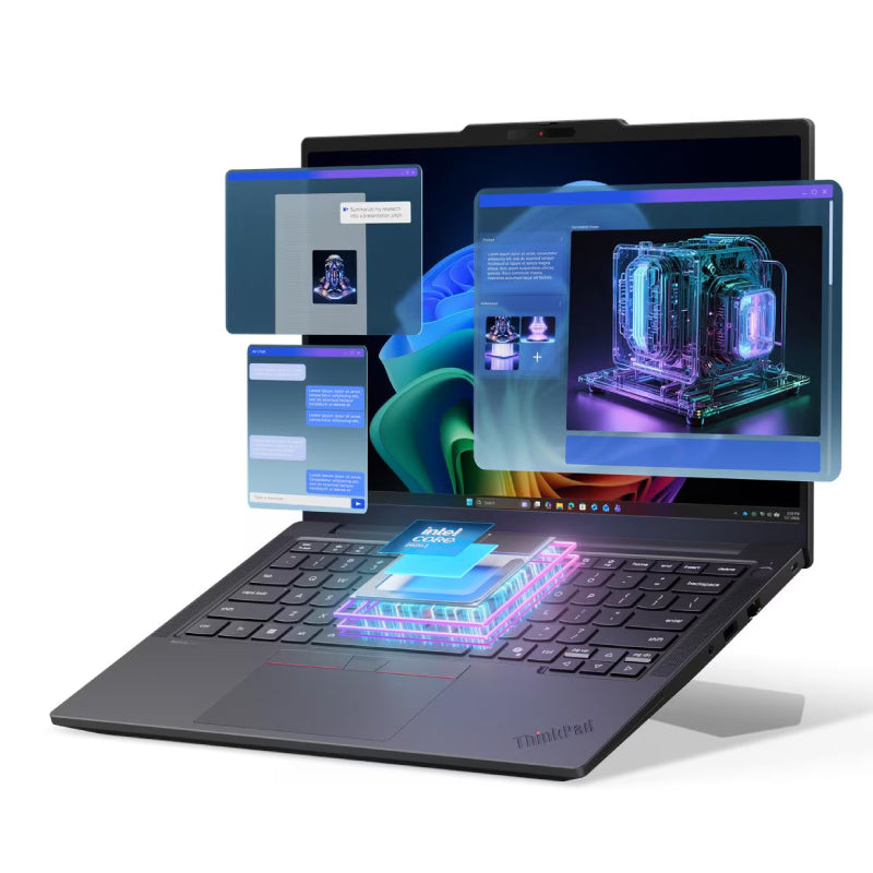 Lenovo ThinkPad T14 Gen 7 Copilot+ PC - 14.0" WUXGA / Ultra 5 325 / 16GB / 512GB (NVMe M.2 SSD) / Up to 49 TOPS / Arabic/English / 3YW / Black - Laptop