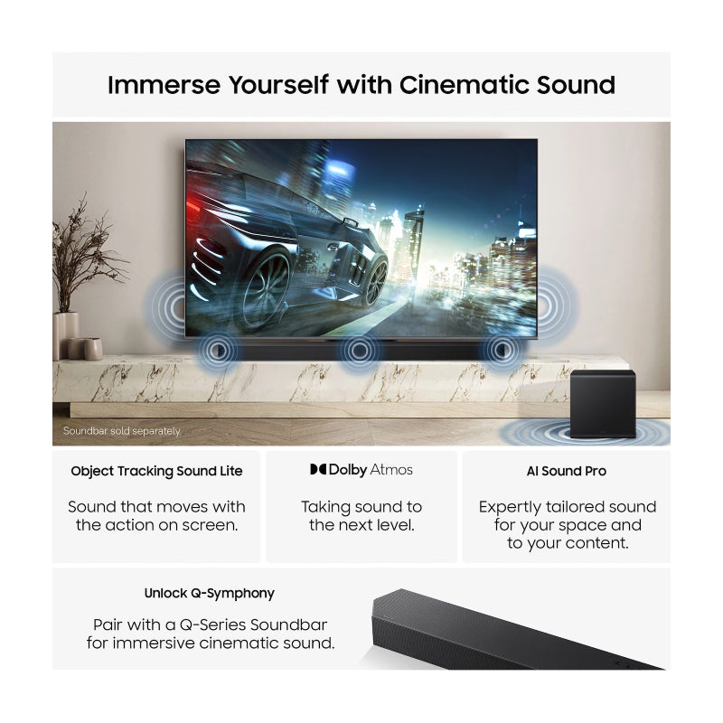 Samsung 85" Micro RGB R85H 4K Samsung Vision AI Smart TV (2026) - 85" 4K / 100 Hz / HDMI/USB/Ethernet - Smart TV
