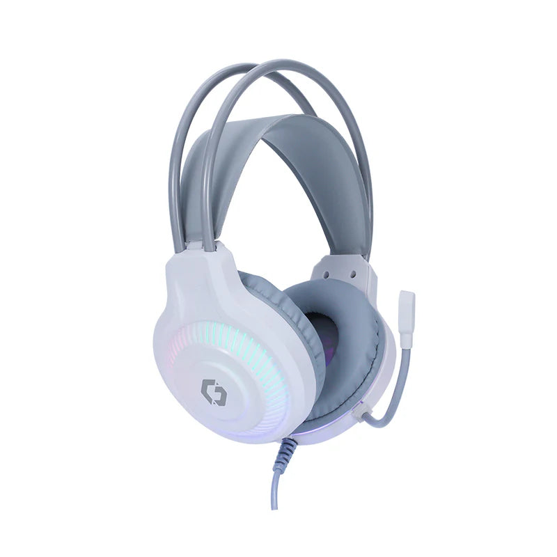 GAMEON GO-CYPHERW-XL-W All-In-One Gaming Bundle (Keyboard, Headset, Mouse & Mousepad) - White