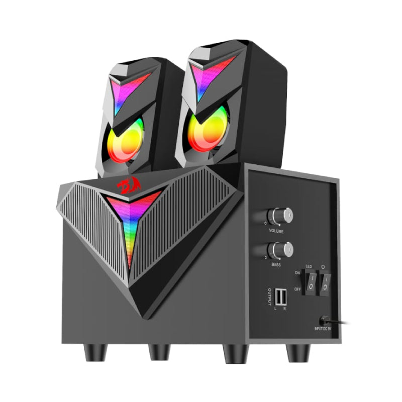 Redragon 2.1 Satellite RGB Gaming Speaker - Black