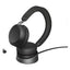 Jabra Evolve2 75 MS Stereo USB-C Headphone with Charging Stand - Wireless / Black