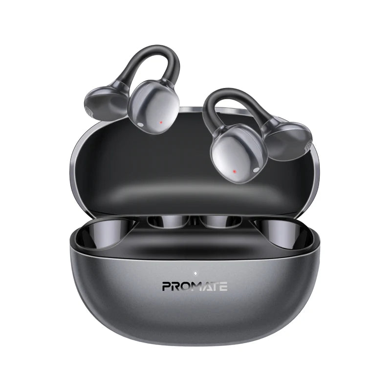 PROMATE AirClip-Pro Open Ear TWS Earbuds - Bluetooth / 500mAh / Black