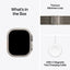Apple Watch Ultra 2 (2024) - LTPO OLED / 64GB / 49mm / Bluetooth / Wi-Fi / Cellular / Medium / Natural Titanium