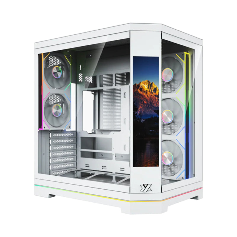XYZ NEUTRON X PRO LCD ATX Case - White