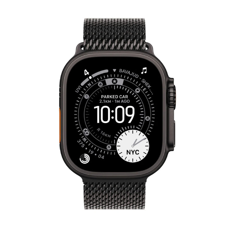 Apple Watch Ultra 3 - LTPO OLED / 64GB / 49mm / Bluetooth / Wi-Fi / Cellular / Small / Black Titanium Case with Black