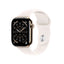 Apple Watch Series 11 - LTPO OLED / 64GB / 46mm / Bluetooth / Wi-Fi + Cellular / Medium/Large / Gold Titanium Case with