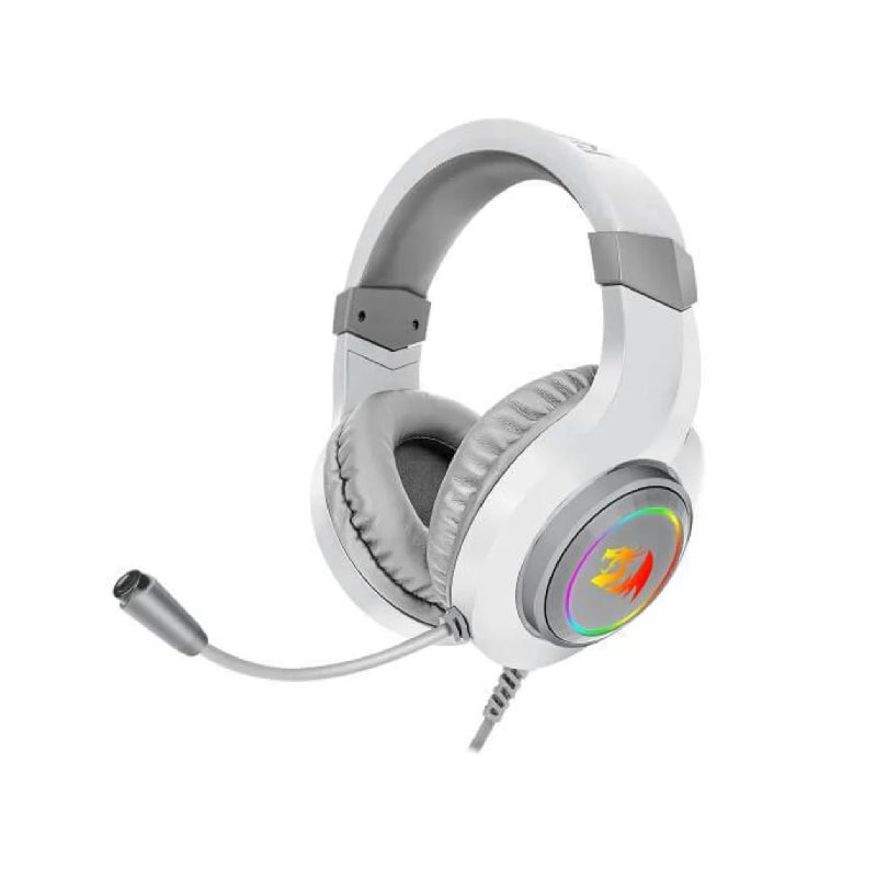 Redragon H260 HYLAS Wired Headphone - USB + 3.5mm / White